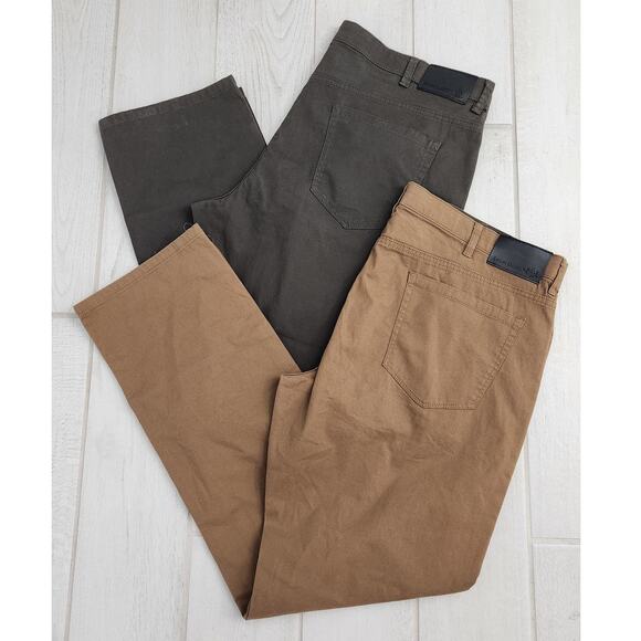 English Laundry Men's Size 40x34 Stretch Flat Front Casual Chino Dress Pants Lot - Picture 1 of 10